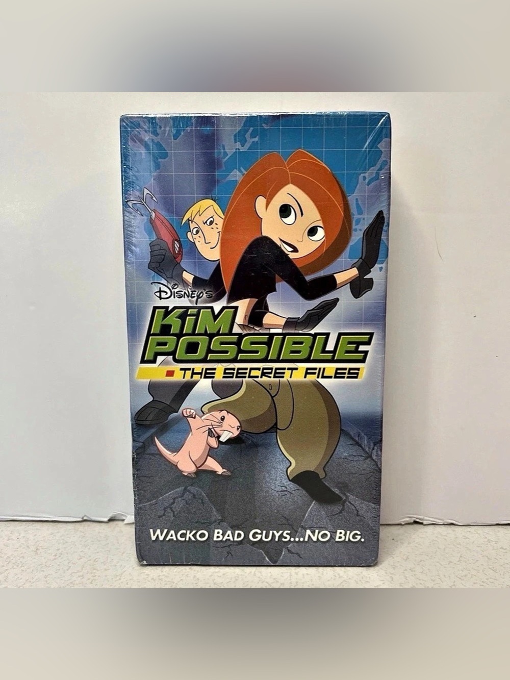 Kim Possible The Secret Files VHS, 2003, Paper Sleeve Packaging VHS Brand New